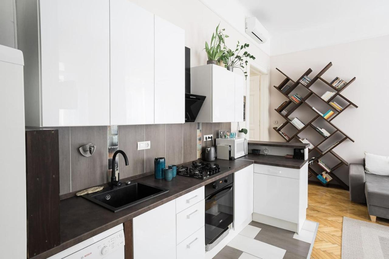 Apartmán Sunrise Lounge Corvin 63M2 Ac Budapešť Exteriér fotografie